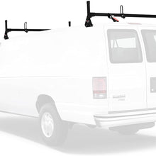 Vantech Steel H1 Rack 2 Bar System for a Ford Econoline 1992-On Black
