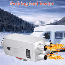 qwrew Air Heater 5KW Parking Heater Set LCD Thermostat 4 Holes Fast Heating Diesel Heater for Truck, Boat, Car Trailer, Motorhomes, Touring Car, Campervans, Caravans