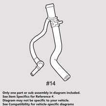 LR012636, Water Pump Hose Thermostat Tube Set for 2010 2011 2012 2013 Land Rover Range Rover Sport LR4 5.0L-V8, Air Cleaner Intake Replacement Part