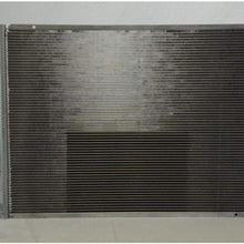 VioletLisa All Aluminum Air Condition Condenser 1 Row Compatible with 2008-2014 CTS Without Oil Cooler