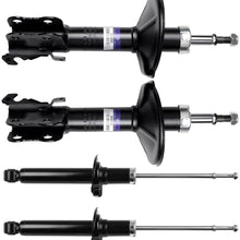 TUPARTS 4x Front Rear 333209 333210 341191 Struts Shocks Absorbers Fit for 1995 1996 1997 T-oyota Paseo,1995 1996 1997 1998 T-oyota Tercel
