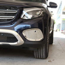 LLKUANG for Mercedes Benz GLC Class X253 GLC200 GLC250 GLC300 2015-2017 ABS Chrome Car Front Fog Lamp Light Cover Trim