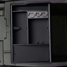 JDMCAR Center Console Organizer Compatible with 2007-2019 2020 Tundra/2008-2020 Toyota Sequoia Insert ABS Armrest Box Secondary Storage