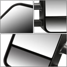 DNA Motoring TWM-001-T222-BK+DM-SY-022 Pair of Towing Side Mirrors + Blind Spot Mirrors