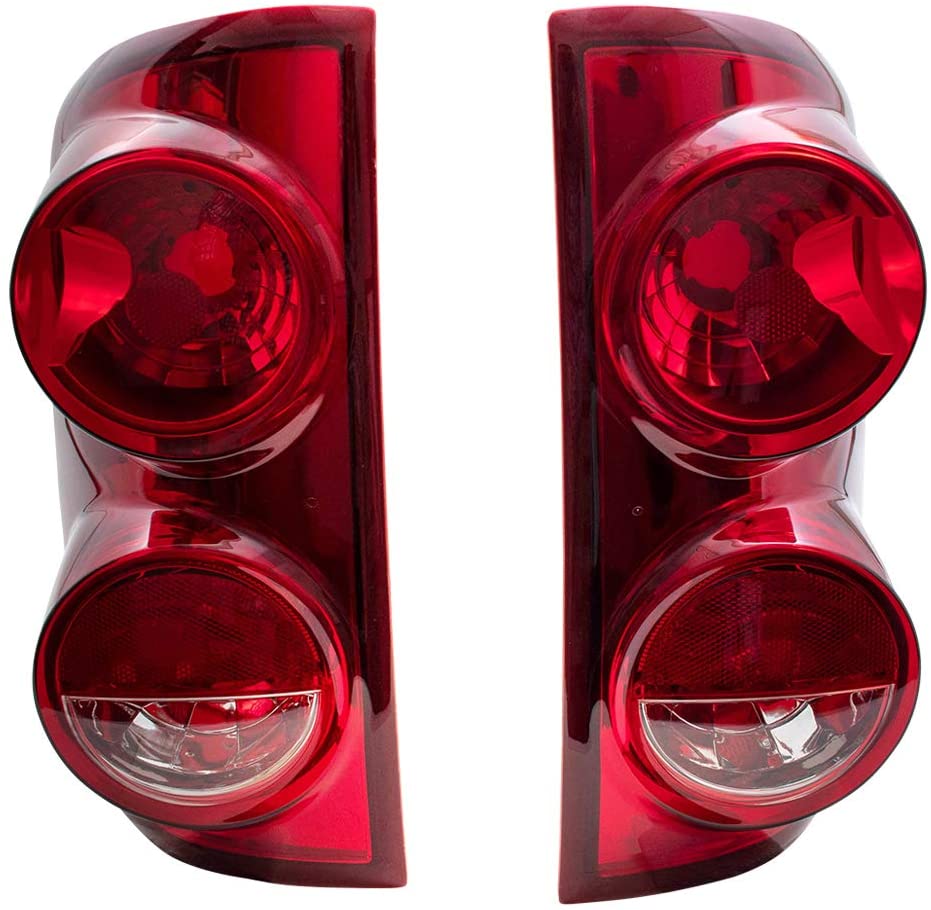 Taillights Tail Lamps Driver and Passenger Replacements for Dodge RAM Pickup Truck 55277303AC 55277302AC