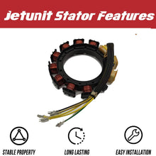 JETUNIT Outboard Stator For Mercury 25-30-40HP 16AMP 2/3 Cyl 398-852386A 4,398-852386T 4,398-852386T6 174-2386