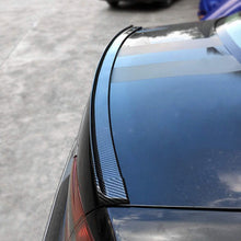 COOL·CAR 4.9ft (150cm) Universal Black Carbon Fiber Trunk Spoiler Lip Kit Car Rear Spoiler Exterior Rear Spoiler Kit Universal Fits for Most Cars Punch-Free Installation (Carbon Black long150cm)