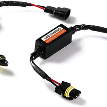 H11/H8/H9 Canbus Decoder Upgraded H11 Led Resistor Anti-Flicker Harness H11 Error Free Computer Warning Canceller H11 LED Headlight Bulb