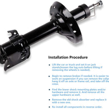 Shocks Struts,ECCPP Front Pair Shock Absorbers Strut Kits Compatible with 2009 2010 Subaru Forester 339169 72678 339170 72679