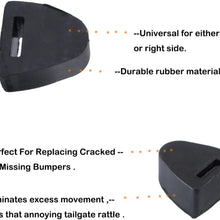 16633065 Tailgate Latch Bumper Stop for Compatible with 1999-2007 Chevy Silverado GMC Sierra Pickup, Right or Left Rubber Tailgate Bumpers Stop, Compatible with GM 16633065 Dorman 45679