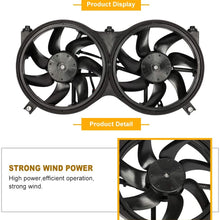 OCPTY Replacement Cooling Fan Assembly for 2013 2014 2015 2016 2017 2018 for Infiniti JX35 QX60 for Nissan Pathfinder