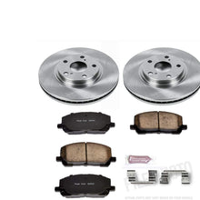 Power Stop KOE1137 Front Brake Kit- Stock Replacement Brake Rotors and Ceramic Brake Pads