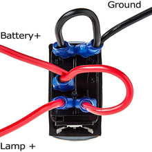 iJDMTOY (1) 3-Inch Cube LED Work Lights 5-Pin SPST ON/OFF Blue LED Indicator Rocker Switch For Car Truck 4x4 Jeep Boat For Work Lights, Fog Lights, Daytime Running Lamps, etc