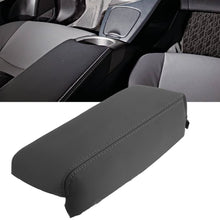 Real Leather Center Console Lid Armrest Cover For 2004-2009 Toyota Prius Gray