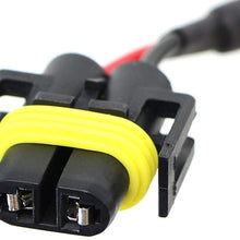 iJDMTOY (2) H11 H8 LED Headlight Canbus Error Free Anti Flicker Resistor Canceller Decoders (Plug-In-Play)