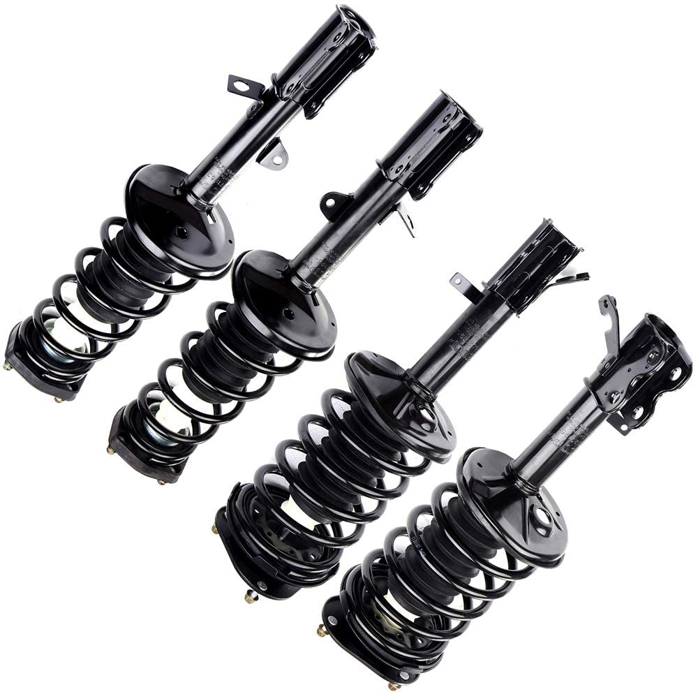 LUJUNTEC Shock Absorber Assembly Coil-Spring Strut Compatible for 1998-2002 Chevrolet Prizm,1993-2002 for TOYOTA Corolla