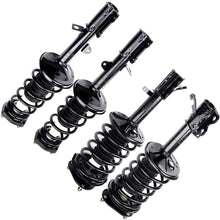 TUPARTS Struts, 271952 271951 171954 171953 Front Rear Driver and Passenger Side Complete Strut Spring Assembly fit for 1998-2002 Chevrolet Prizm,1993-2002 Toyota Corolla