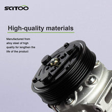 SCITOO Compatible with AC Compressor CO 29072C AC Compressor with Clutch fit Nissan Tsuru 1.6L Sentra 1.8L 2013-2015