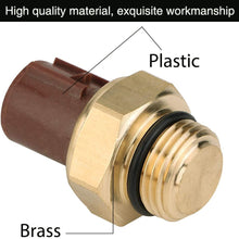 Terisass Car Temperature Sensor 5862028390 TS295 Auto Coolant Temperature Sensor Switch 37760-P00-003 for Acura Integra RSX TSX Honda Accord CR-V Civic Element Insight S2000 1992-2006