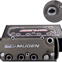 GREY MUGEN Racing Rocker Engine Valve Cover For Civic D16Y8 D16Y7 VTEC SOHC