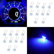 cciyu 20Pcs 4.7mm-12v Car Green Mini Bulbs Lamps Indicator Cluster Speedometer Backlight Lighting (blue)