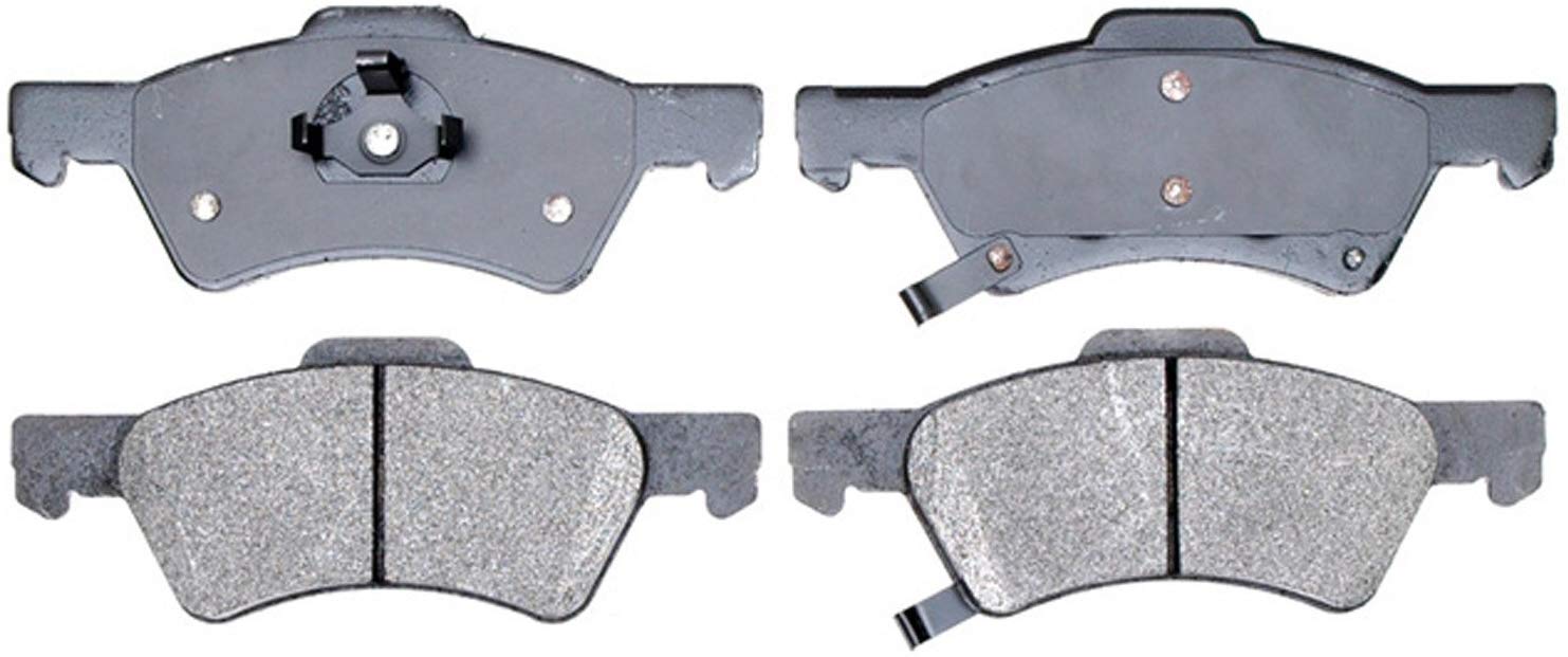 ACDelco 14D857M Advantage Semi-Metallic Front Disc Brake Pad Set with Wear Sensor