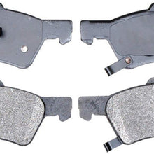 ACDelco 14D857M Advantage Semi-Metallic Front Disc Brake Pad Set with Wear Sensor