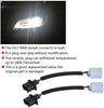 Qiilu 1 Pair H13 9008 Connector Plug Decoder Extension Wire for High/Low Beam Headlights