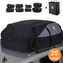 Housewives 20 Cubic ft Car Roof Bag Top Carrier Cargo Storage Rooftop Luggage Waterproof Soft Box Luggage Outdoor Water Resistant for Car with Racks,Travel Touring,Cars,Vans, Suvs