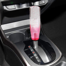 MACHSWON Universal Car Manual Shift Knob, Crystal Bubble Pink + White Gear Shift Knob （20CM）