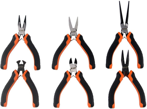 RUWOO Z08006 6-Piece Mini Precision Pliers Set