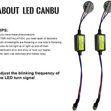 KOOMTOOM Canbus Decoder 1157/BAY15D/P21/5W Turn Signal Light Brake Light Backup Lamp Anti Flicker Harness Load Resistor Car Led Flickerng Warning Error Canceller Decoder