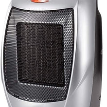 Zyyqt Fan Heaters, Ceramic Auto-Oscillating Heater with 750W/1500W Power Setting Tip-Over and Over-Heat Protection, Portable Electric Heater Carrying Handle