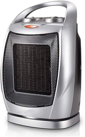 Zyyqt Fan Heaters, Ceramic Auto-Oscillating Heater with 750W/1500W Power Setting Tip-Over and Over-Heat Protection, Portable Electric Heater Carrying Handle