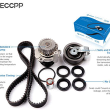 ECCPP TBK306AWPT Fits 01-06 Audi A4 Quattro Volkswagen Passat 1.8 Turbo DOHC AWM, AMB Timing Belt Kit Water Pump