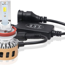 SOCAL-LED 2x Tricolor H11 LED Conversion Kit Super Bright 40W Headlight Bulbs 3000K 4300K 6000K Switchback 3-IN-1 CSP Chip