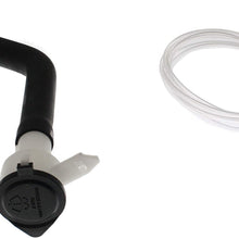 Aftermarket Washer Reservoir Compatible with 2010-2013 Lexus RX450h with Cap Filler Inlet Pump and Sensor with HLW