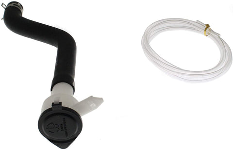 Aftermarket Washer Reservoir Compatible with 2010-2013 Lexus RX450h with Cap Filler Inlet Pump and Sensor with HLW