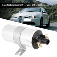 Car Engine Ignition Start Coil, 3 Ohm Non Ballast Ignition Coil for Lucas 12 Volt Applications DLB101