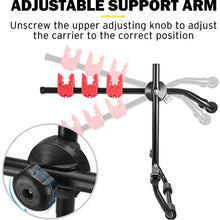 FIERYRED Trunk Mounted Bike Rack for Most Car SUV (Sedans/Hatchbacks/Minivans) 3-Bike Trunk Mount Bicycle Carrier Rack.