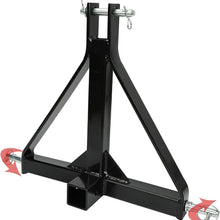 VOWAGH 2" Receiver 3 Point Trailer Hitch Category 1 Tractor Tow Drawbar Adapter