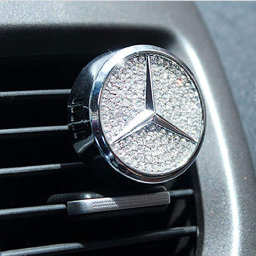 Fitracker Car logo Air Freshener Vent Clip Perfume Air Freshener Fragrance Scent with Gift Box