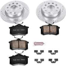 Power Stop K5671 Rear Brake Kit with Drilled/Slotted Brake Rotors and Z23 Evolution Ceramic Brake Pads