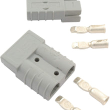 Allstar ALL76320 Gray 50 Amp Rating Battery Cable Quick Disconnect for 6 Gauge Size Wire - Pair