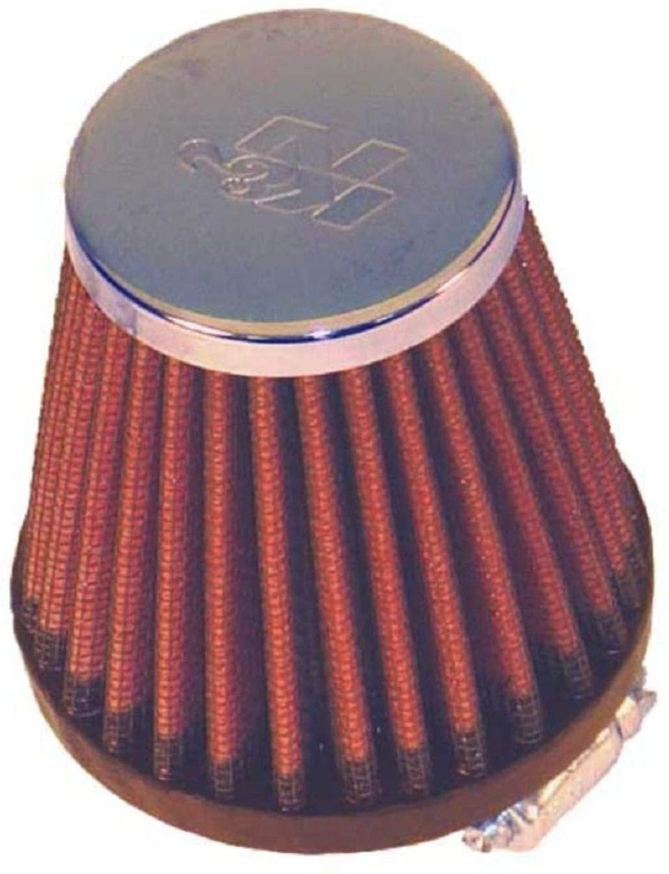 K&N Universal Clamp-On Air Filter: High Performance, Premium, Replacement Engine Filter: Flange Diameter: 1.5625 In, Filter Height: 3 In, Flange Length: 0.625 In, Shape: Round Tapered, RC-2310