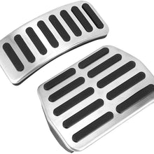 Akozon Brake Pedal 2pcs No-Slip Car Pad Foot Rest Simple Installation Fits for Bora