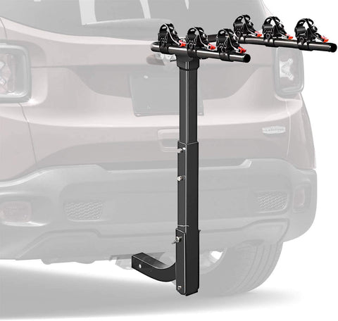 Best Companions 4-Bikes Hitch Mount Rack, Bicycle Carrier for Cars, Trucks,SUV's and minivans with 2