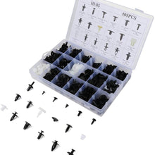 FEIPARTS 408Pcs Bumper Retainer Clips Car Fasteners Push Type Retainer Kits fit for Most Vehicles