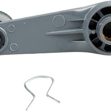 AUTEX 1pc Interior Gray Window Crank Winder Handle Compatible with Toyota Tacoma 2001-2004 Replacement for Toyota Corolla 85-97 Replacement for Starlet 81-84 Compatible with Toyota T100 93-98, 76982