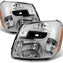 For Chevy Equinox SUV Clear Headlights Headlamps Front Lamps Replacement Left + Right Pair set